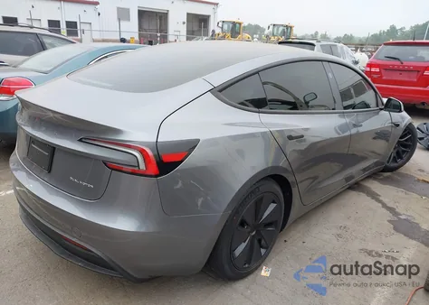 2025 Tesla Model 3 Long Range All-Wheel Drive from USA, damaged, VIN 5YJ3E1EB0SF911304
